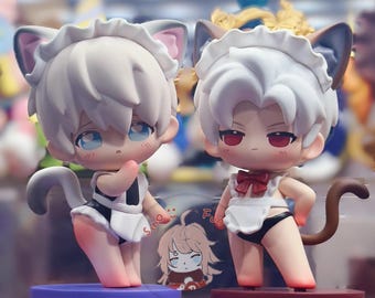 Mini figura di amore e spazio profondo, Rafayel, Sylus, Zayne, Xavier, 恋と深空, 恋与深空, セイヤ, レイ, ホムラ, 러브앤딥스페이스, 기욱, 심성훈, 이서언