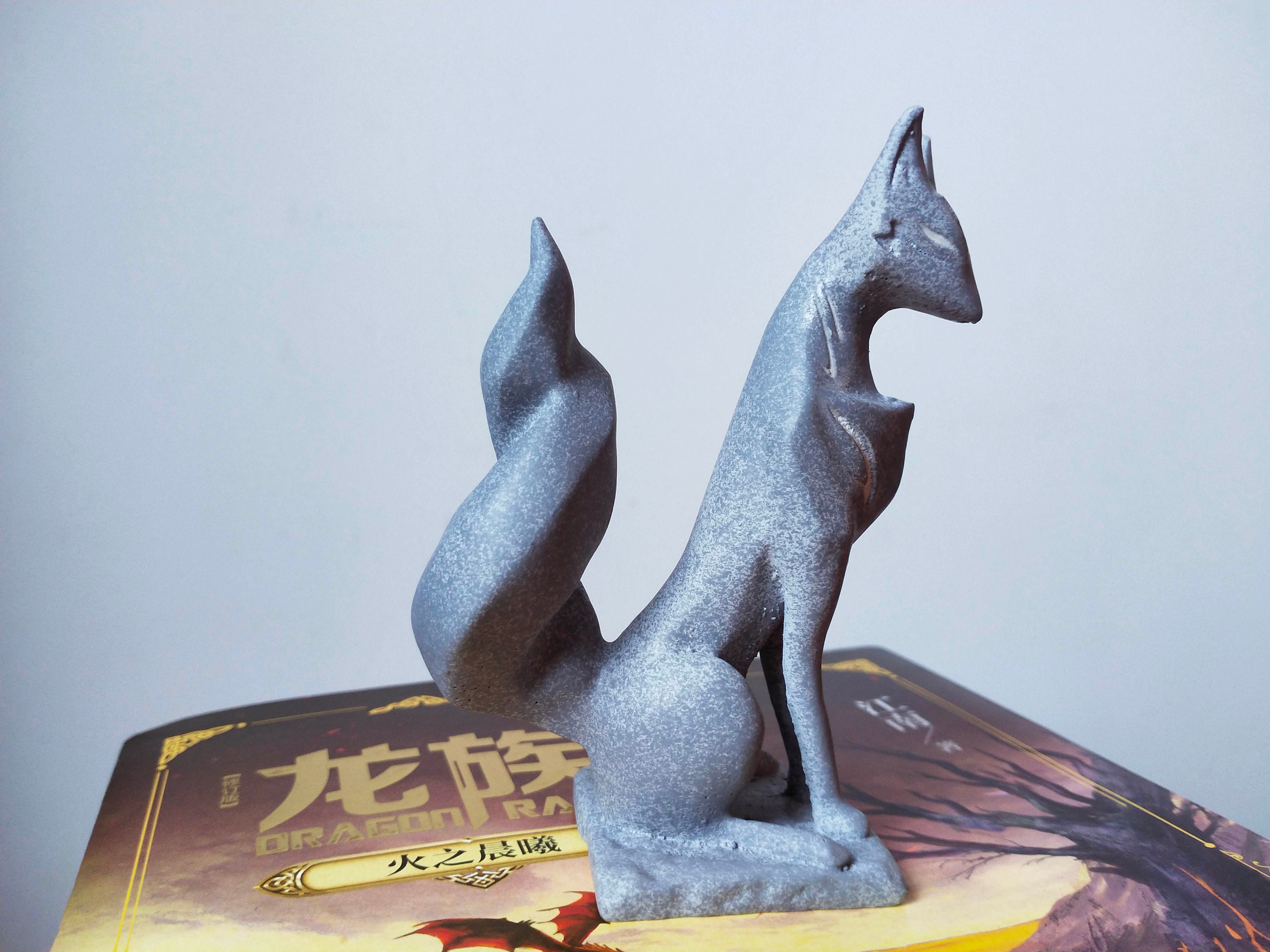 Genshin Impact Kitsune Statue Glow in the Dark Inazuma Fox Etsy Sweden