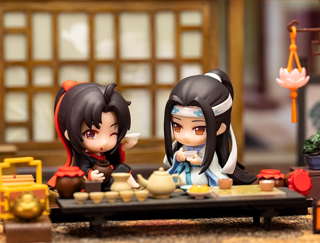  CALEMBOU Anime Figure, Cute Wei Wuxian LAN Wangji Chibi Figure  Anime Grandmaster of Demonic Cultivation Figure Set, PVC Chibi Figure for Mo  Dao Zu Shi Fans (LWJ&WWX-XZSY-6PCS) : Toys & Games