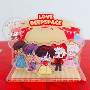 Love and Deepspace Mini Acrylic Standee, Caleb, Zayne, Rafayel, Sylus, 恋と深空, 恋与深空, セイヤ, レイ, ホムラ, 러브앤딥스페이스, 기욱, 심성훈, 이서언