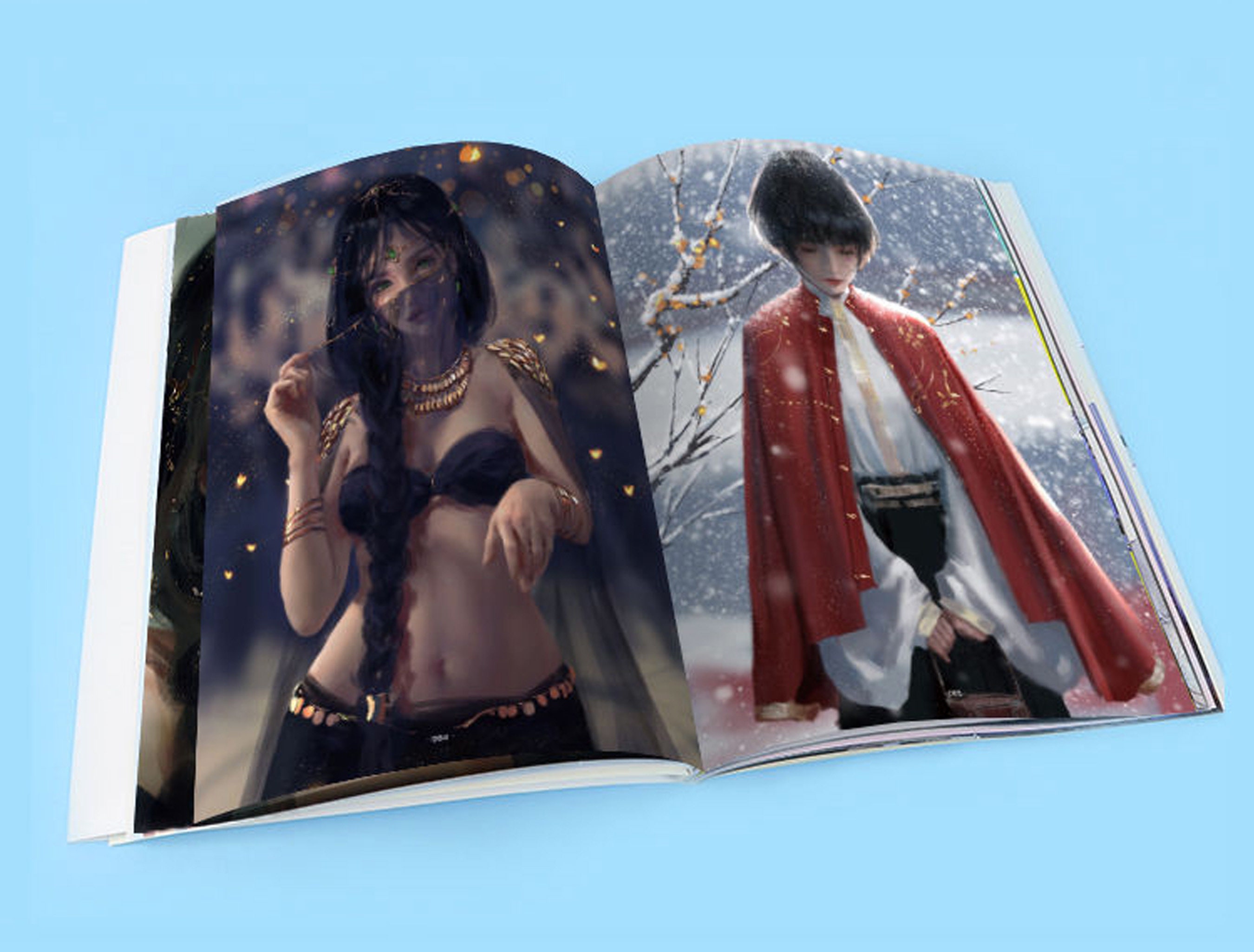 Ghost Blade Artbook Random Cover, 鬼刀 by WLOP - Etsy