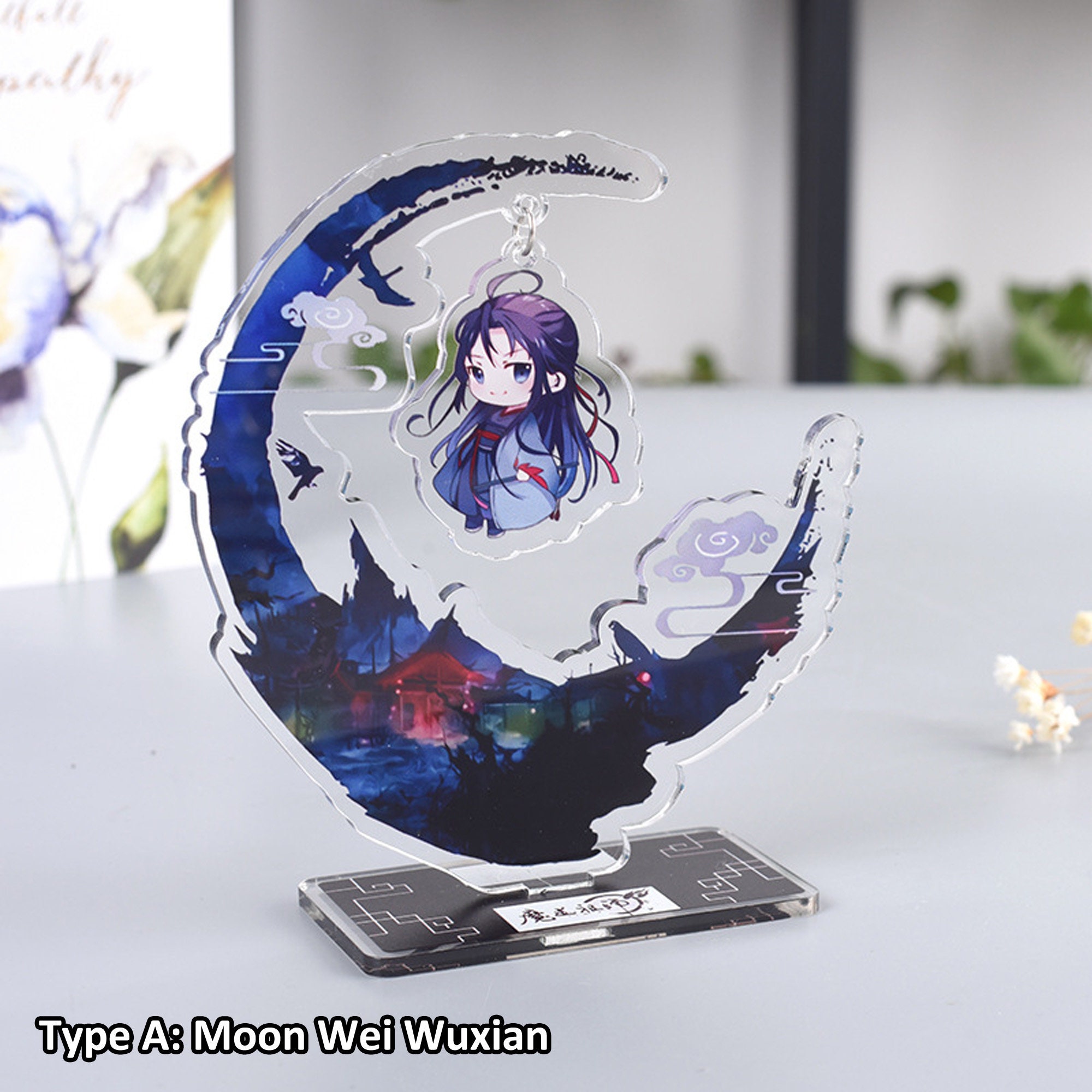 2pcs Anime Mo Dao Zu Shi Lan WangJi Wei WuXian Acrylic Stand