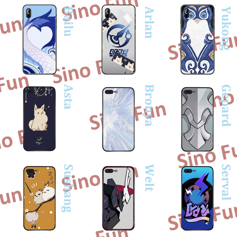 Honkai Star Rail Personalized Cell Phone Case Silicone/Matte/Glossy iPhone, Samsung, Xiaomi, Oneplus, Boothill, Ruan Mei, Argenti, Sparkle zdjęcie 7