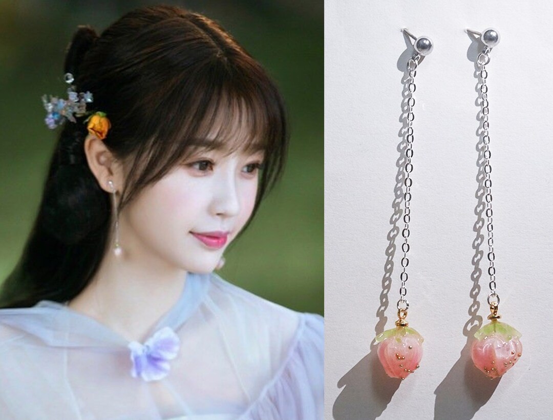 Love Between Fairy and Devil Xiao Lan Hua Earrings Cang Lan Etsy