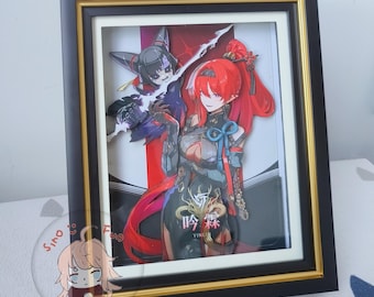 Pintura 3D de Yinlin de olas borrascosas, WUWA