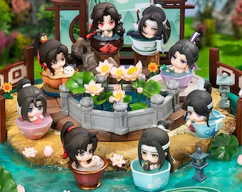 offizielle MDZS Figur A Song of Summer Bath, Chen Qing Ling, Wei Wuxian Figur, Lan Wangji Figur, CQL Figur, Mo Dao Zu Shi, der Ungezähmte
