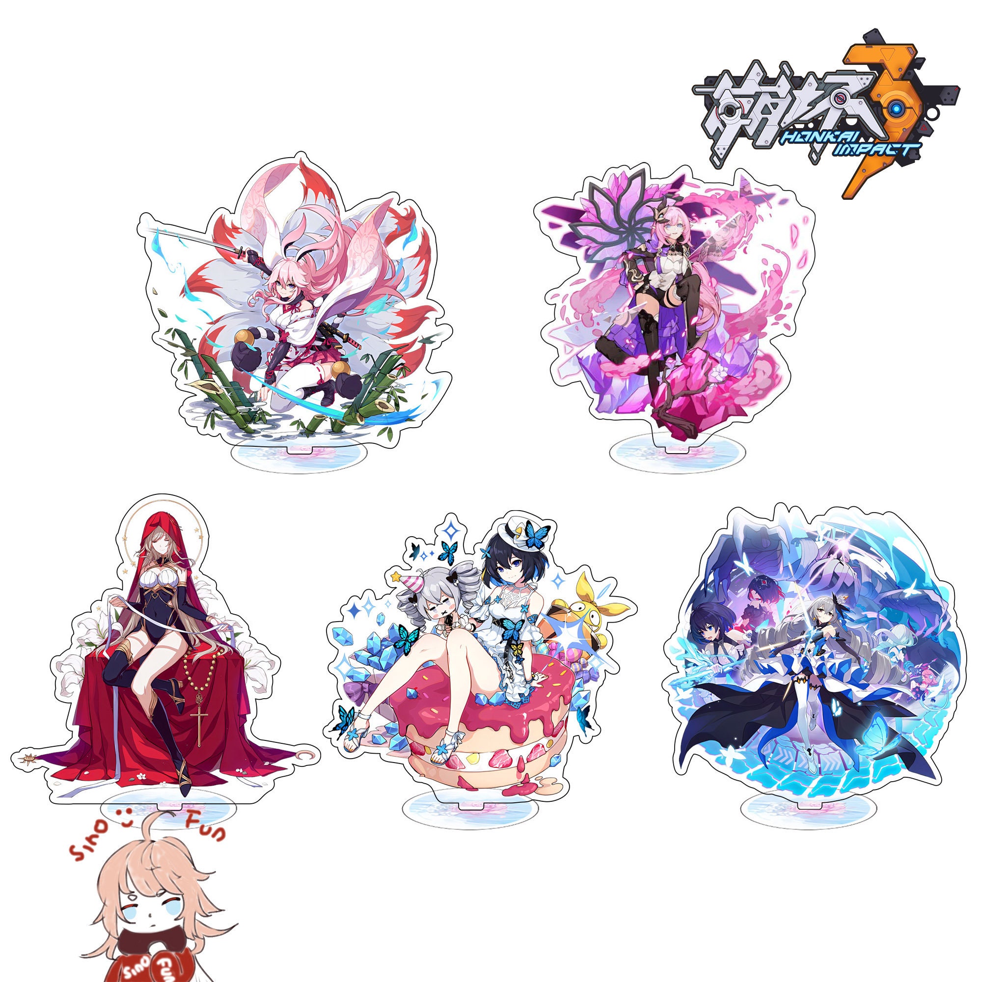 Honkai: Star Rail Characters Acrylic Stand Figure,Colorful and Exquisite  Character Design for Game Fans' Collection (Arlan)