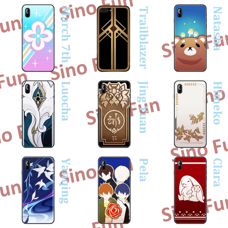 Honkai Star Rail Personalized Cell Phone Case Silicone/Matte/Glossy iPhone, Samsung, Xiaomi, Oneplus, Boothill, Ruan Mei, Argenti, Sparkle zdjęcie 5