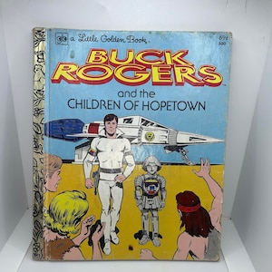 Buck Rogers Little Golden Book - Vintage Kinderbuch