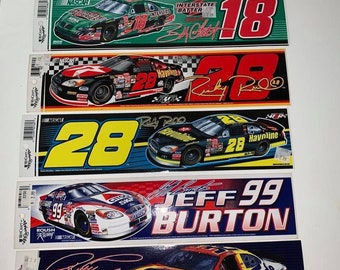 Nascar Vintage Bumper Sticker Decal