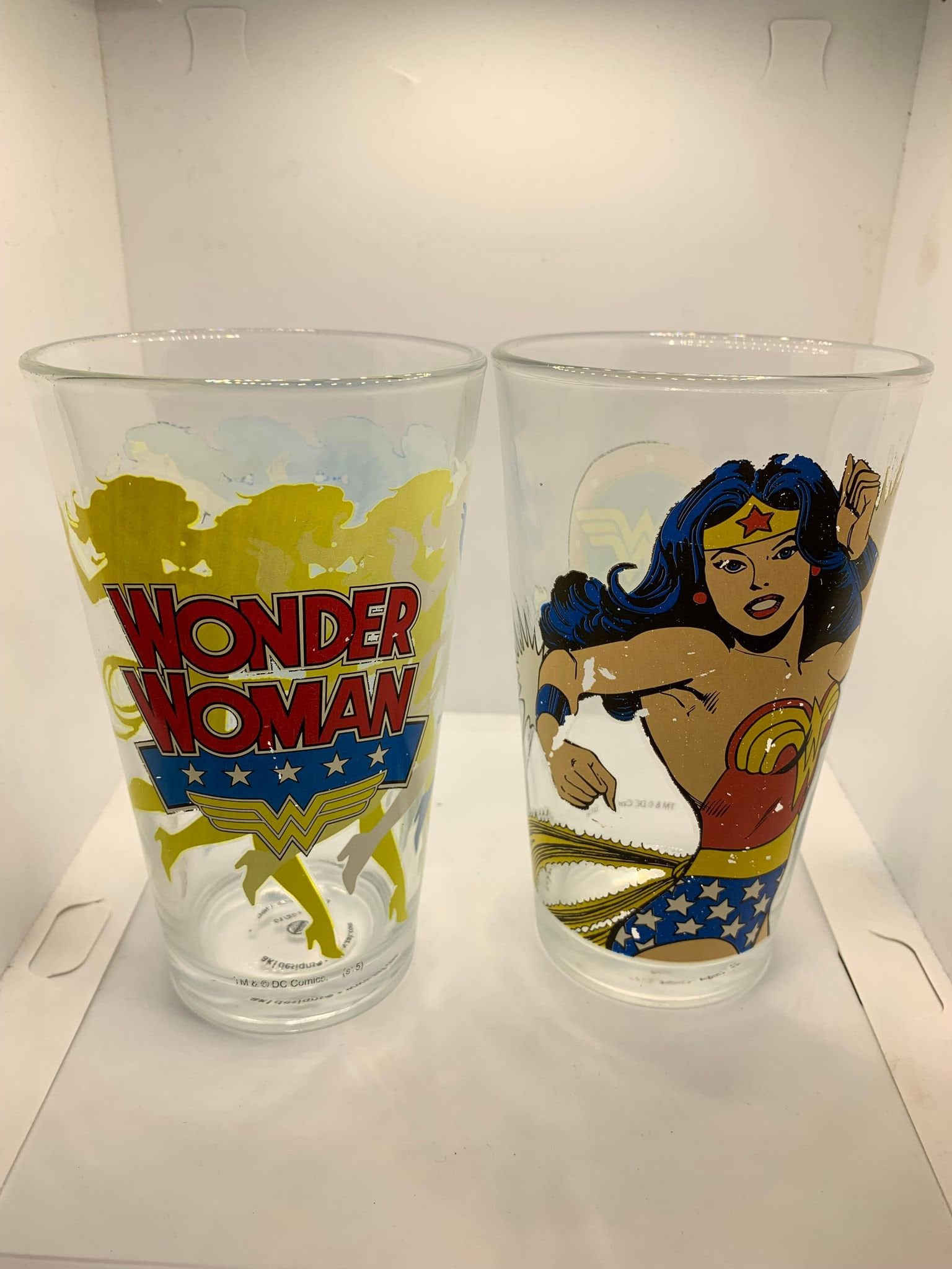 Deux verres à boire Wonder Woman - Etsy France