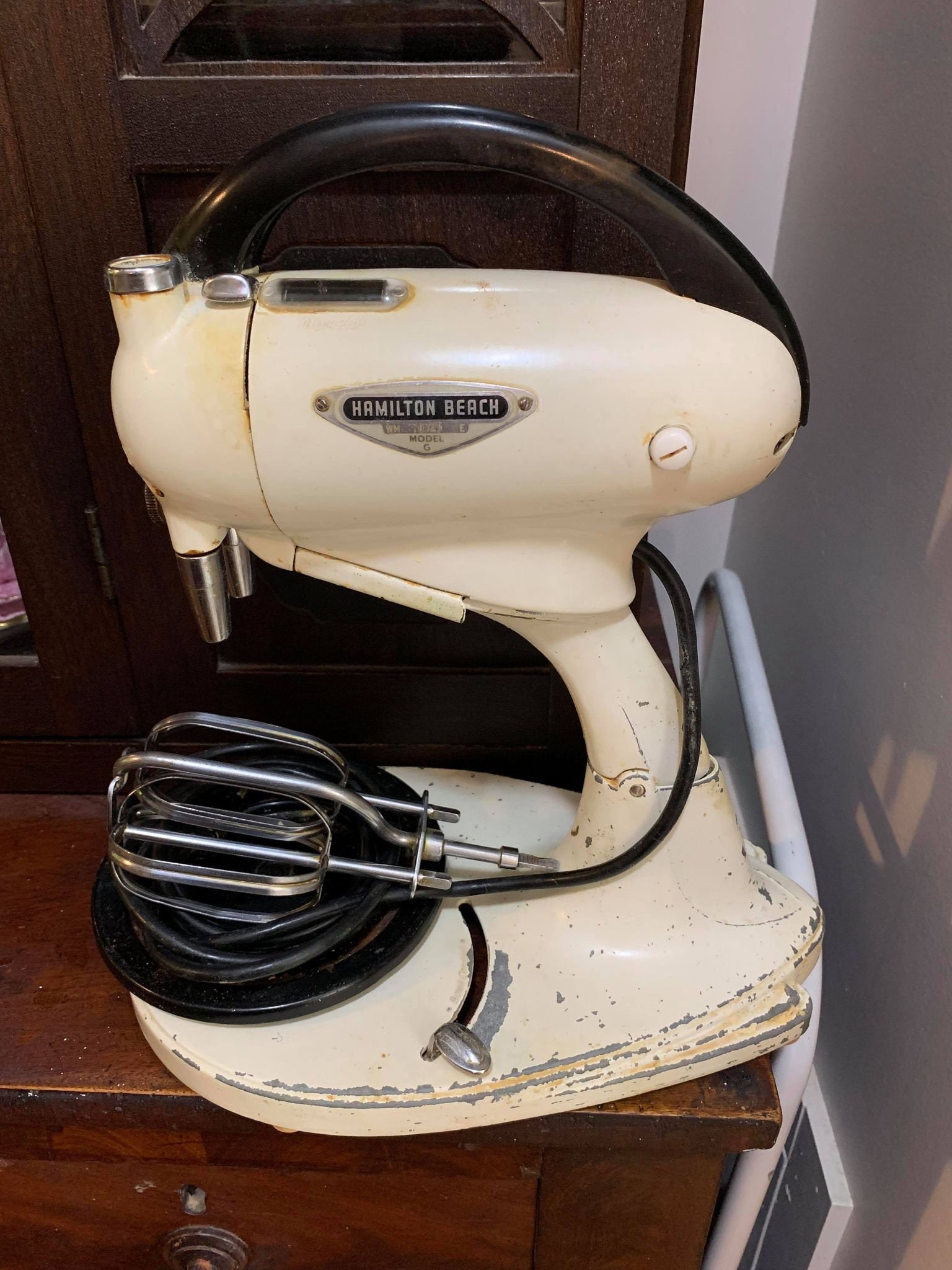 Vintage 1950s Hamilton Beach Model G Handheld Tabletop Blender Etsy