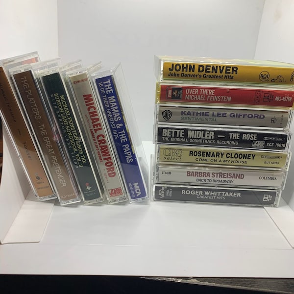 Cassette Tape Collection - Variety of Genres
