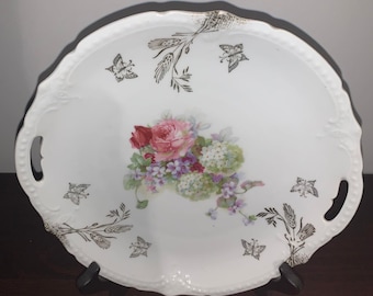 Vintage Teller Platte - Germany - Blumenmuster