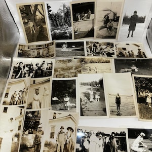 Variety of Antique Photographs, 1920s-1940s - 30 photos