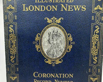 Noticias ilustradas de Londres 1937 Número de registro de la coronación de Jorge VI