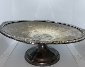 Vintage Footed Dish - Tray - Unmarked
