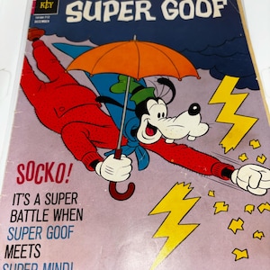 Vintage Disney Comic Book - Super Goof, 1967