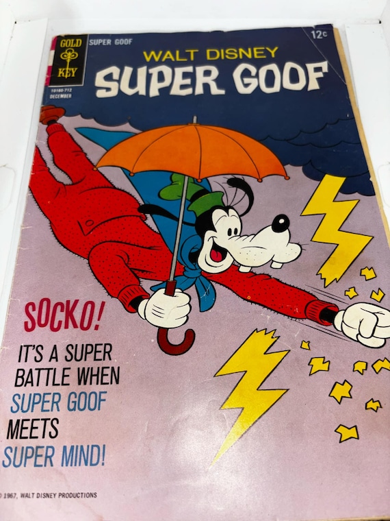 Vintage Disney Comic Book - Super Goof, 1967 - Etsy