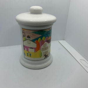 Vintage Sugar Bowl - Harvest Country Theme