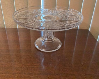 Glass Footed Cake Stand