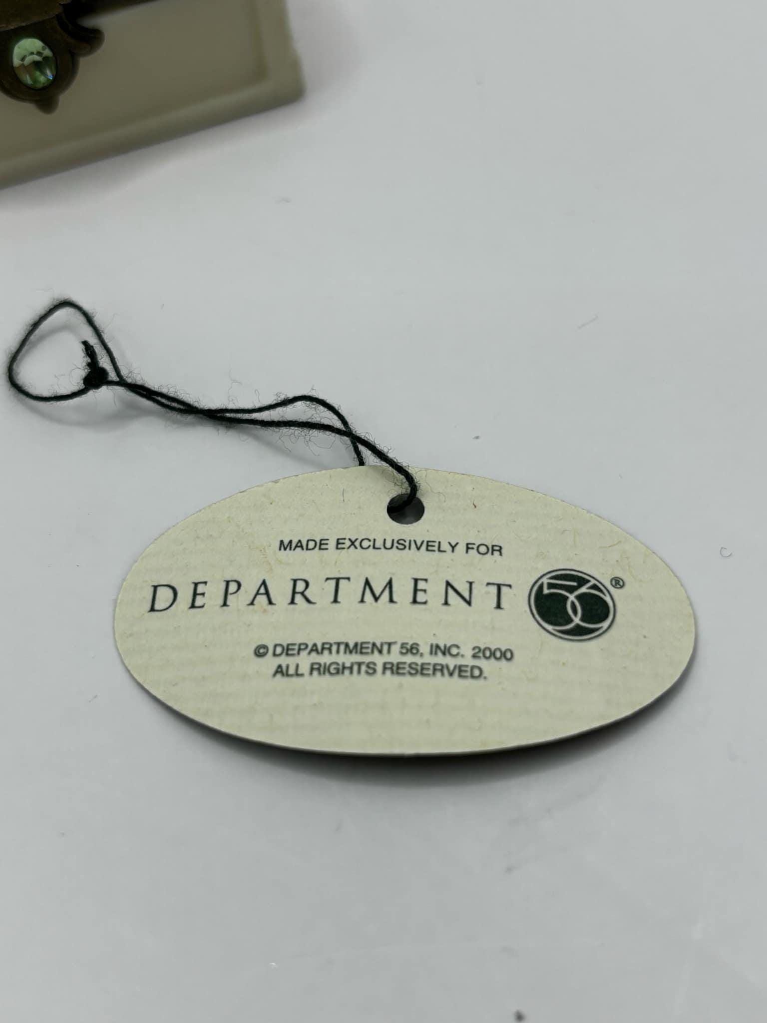 ヴィンテージ スノーベイビー デパートメント 56 - ヒンジ付き小物入れ