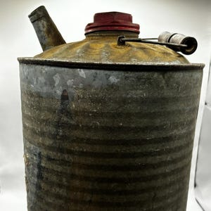 Tin Gas Can - Etsy Canada