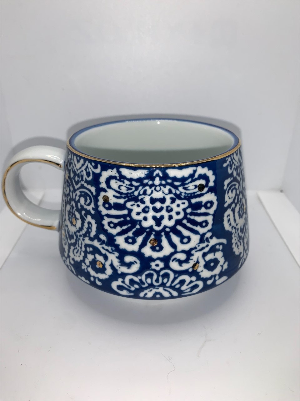 Paperproducts Design 602348 Reggie Gift Boxed Mug, 13.5 oz, Blue