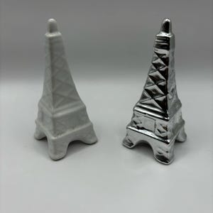 Eiffel Tower Salt and Pepper Shakers - Ceramic