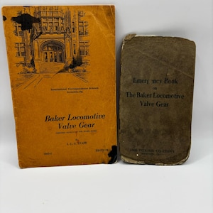 Antique Railway Handbooks - Locomotive Valve Gear 1930s
