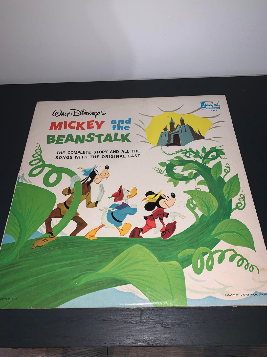 Walt Disney Vinyl Record Mickey and the Beanstalk Etsy