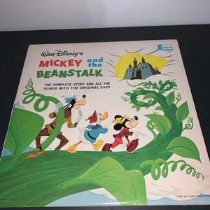 Disco de vinil de Walt Disney - Mickey e o pé de feijão