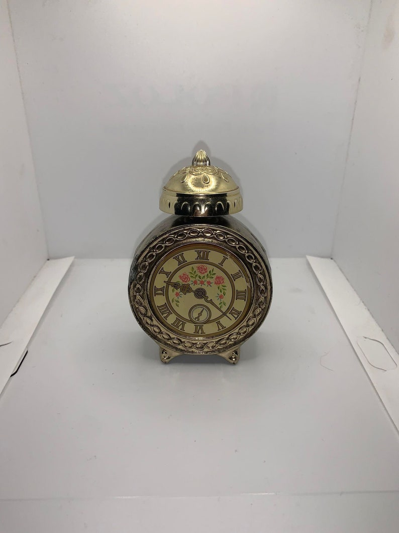 Avon Clock Perfume Collectible Bottle Etsy