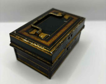 Vintage Black Safe Box - Mini - No key