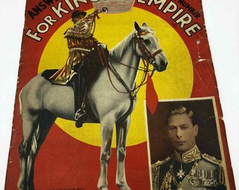 Recuerdo pictórico de la coronación de Jorge VI e Isabel en 1937
