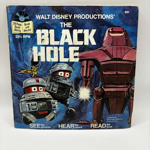 The Black Hole Walt Disney Read a Long Picture Book Vintage Kids