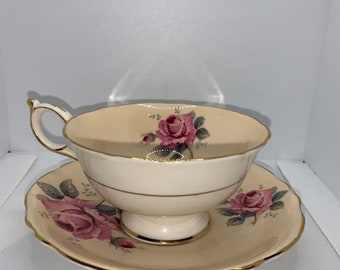 Paragon Tea Cup and Saucer - Appointment to Queen