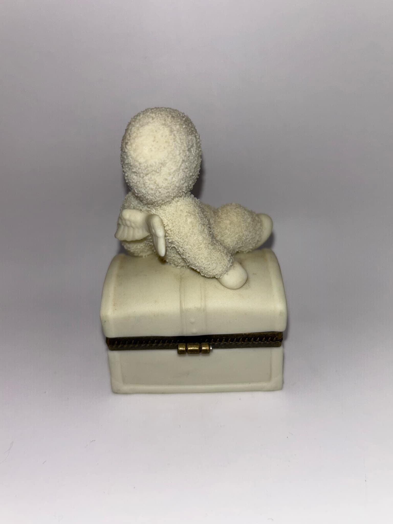 ヴィンテージ スノーベイビー デパートメント 56 - ヒンジ付き小物入れ