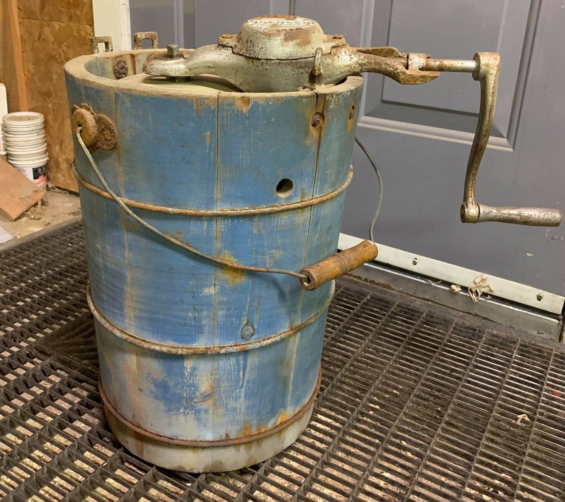 Antique Ice Cream Maker PEERLESS Made in Canada Etsy