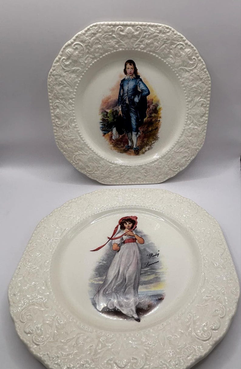 Vintage Pinkie, Boy Boy Plates - Octagon, Burleigh Staffordshire - Etsy