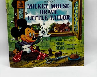 1968年製ヴィンテージ ウォルト・ディズニー ミッキーマウス ブレイブ