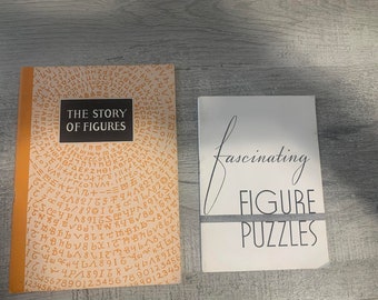 Vintage Puzzle Books - The Story of Figures - Figure Puzzles