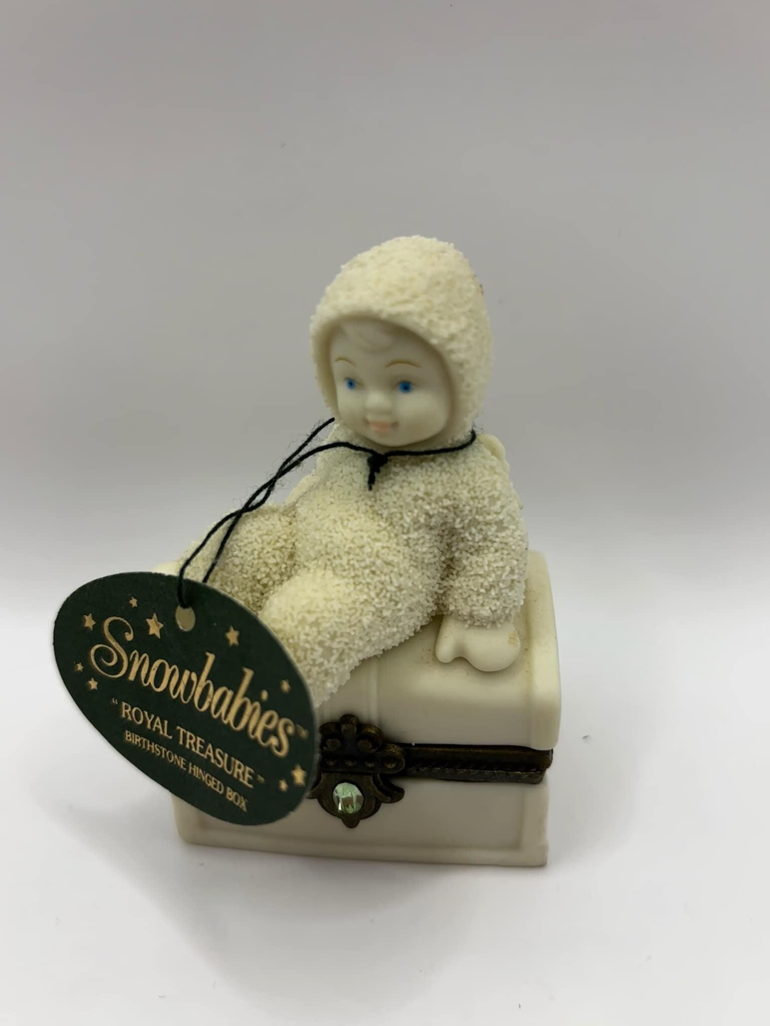 ヴィンテージ スノーベイビー デパートメント 56 - ヒンジ付き小物入れ