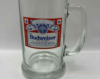 ヴィンテージ バドワイザー ビールグラス マグ、ジョッキ、バーウェア