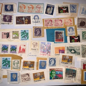 Stamp Collection - Canada - Variety 1960s - 1980s