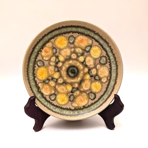 Vintage Franziskaner Reflections Beilagenteller - 1970er Jahre MCM Steinzeug