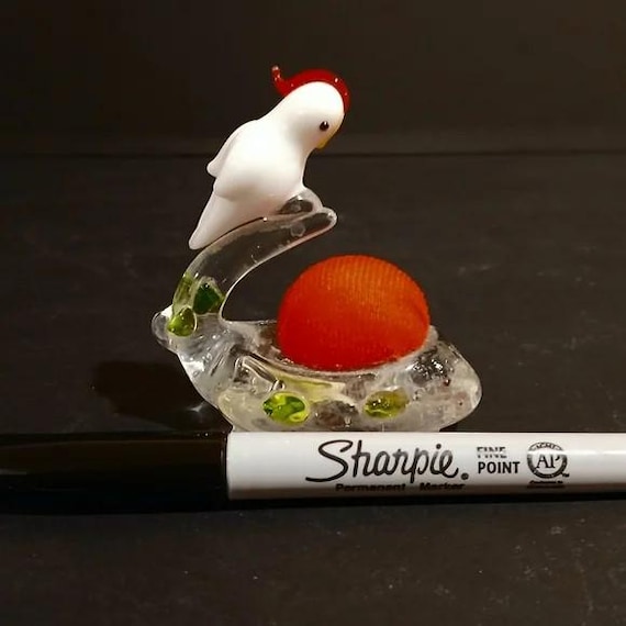 EUSTUMA Figurines de conque en Verre soufflé à la Main, Ornement d