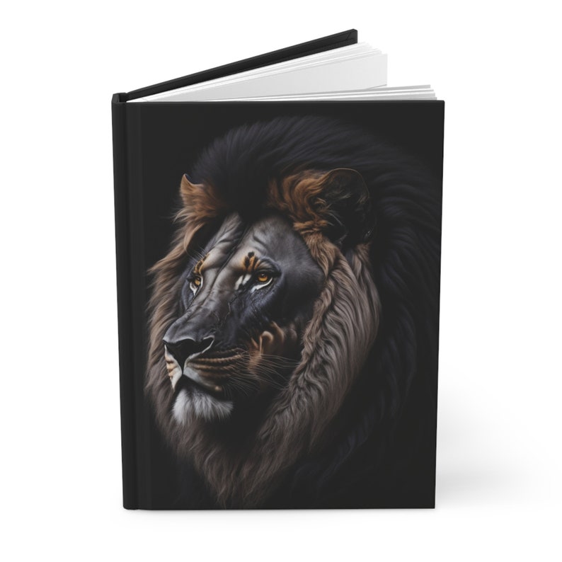 African Art Inspired Blank Journal, African King Lined Notebook, Gift for Him, Writing Journal