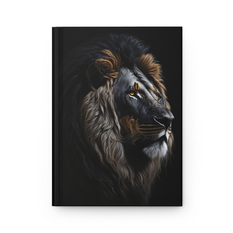 African Art Inspired Blank Journal, African King Lined Notebook, Gift for Him, Writing Journal