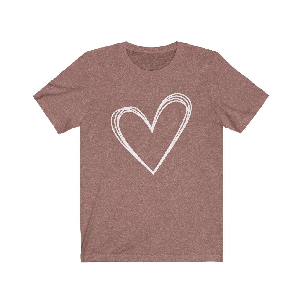 maa♡ SZ M, Xl, 2xl 3xl, White Graphic, Love Heart, Mothers Day Gift